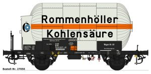 Druckgas-Kesselwagen Rommenh�ller DB Ep. IVc NEM - Steiner Modellwerke 27056N Spur 1
